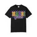 Faux Yarn Mardi Gras Comfort Colors Shirt