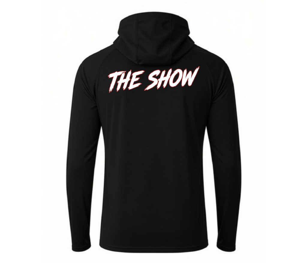 The Show Baseball Long Sleeve Hooded Performance Shirt