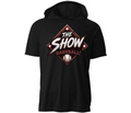 The Show Baseball Short Sleeve Hooded Logo Shirt