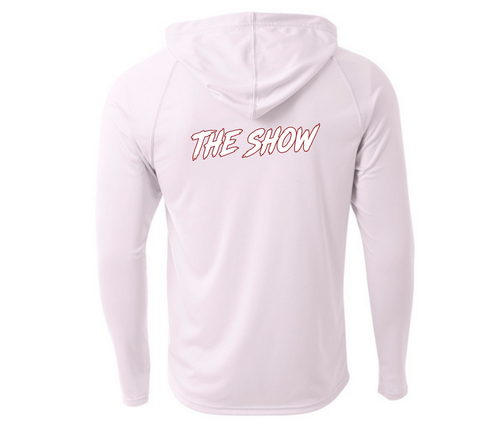 The Show Baseball Long Sleeve Hooded Performance Shirt