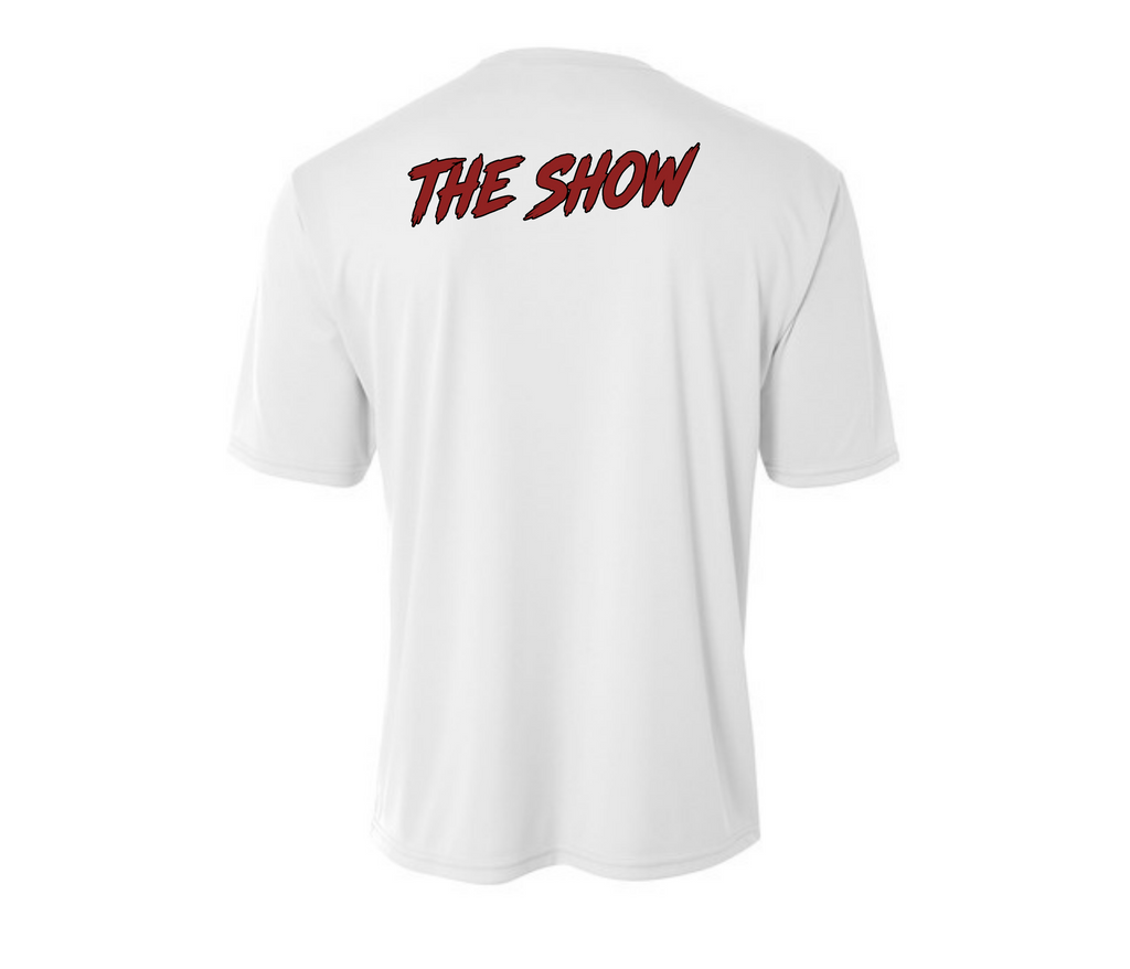 Youth Short Sleeve Performance Shirt (Red, Black, and White)