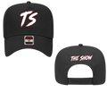 The Show Baseball Black Snapback Cap