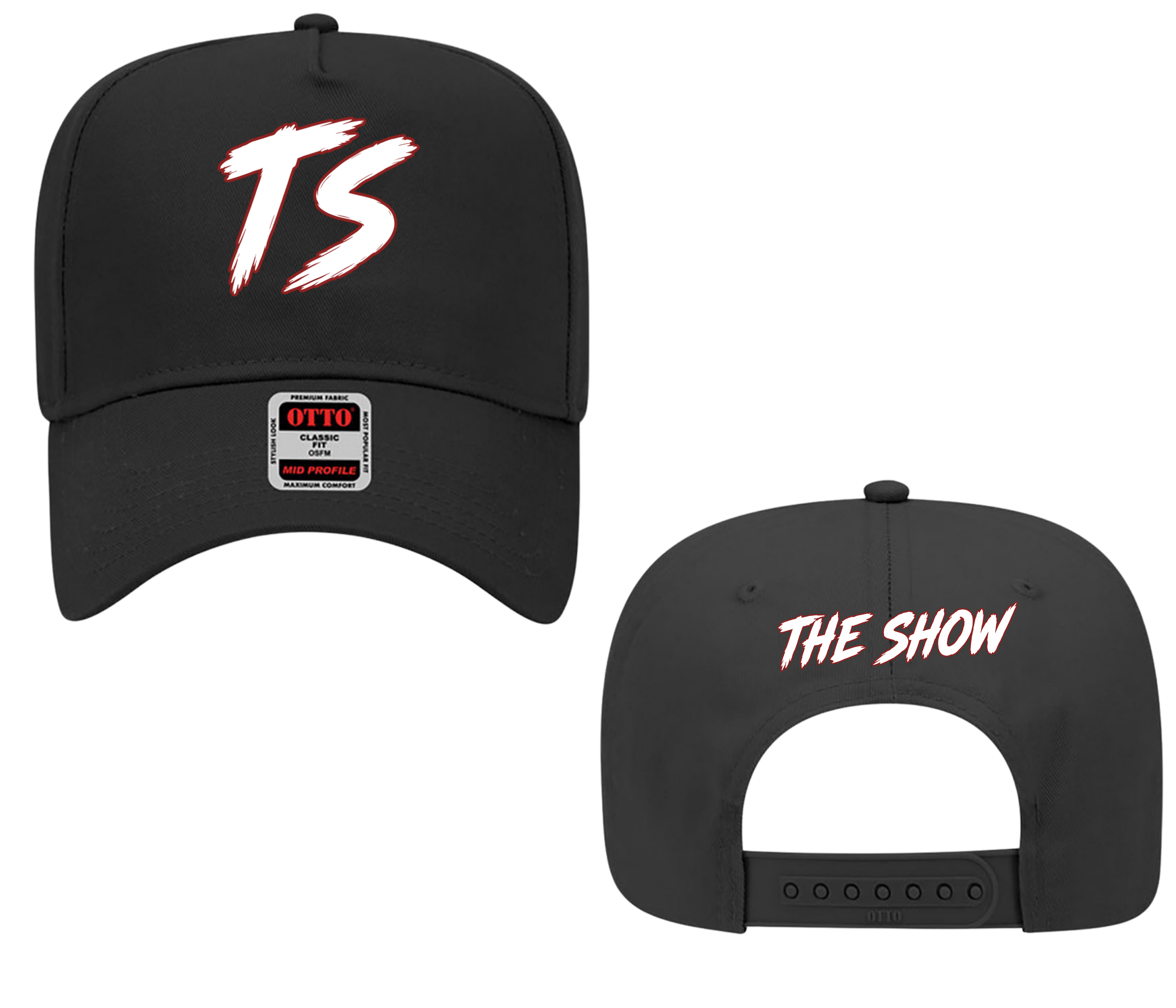 The Show Baseball Black Snapback Cap
