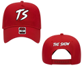 The Show Baseball Red Snapback Cap
