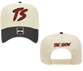 The Show Baseball Two Tone Snapback Cap (Cream and Black)
