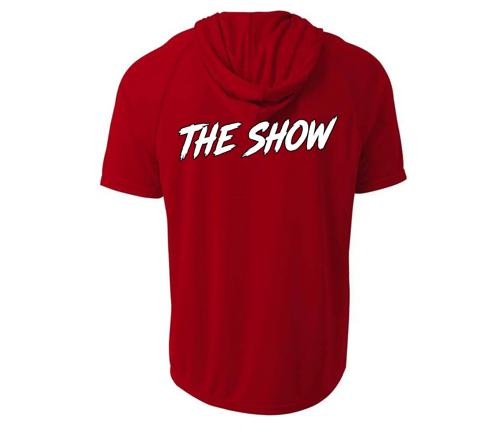 The Show Baseball Short Sleeve Hooded Performance Shirt