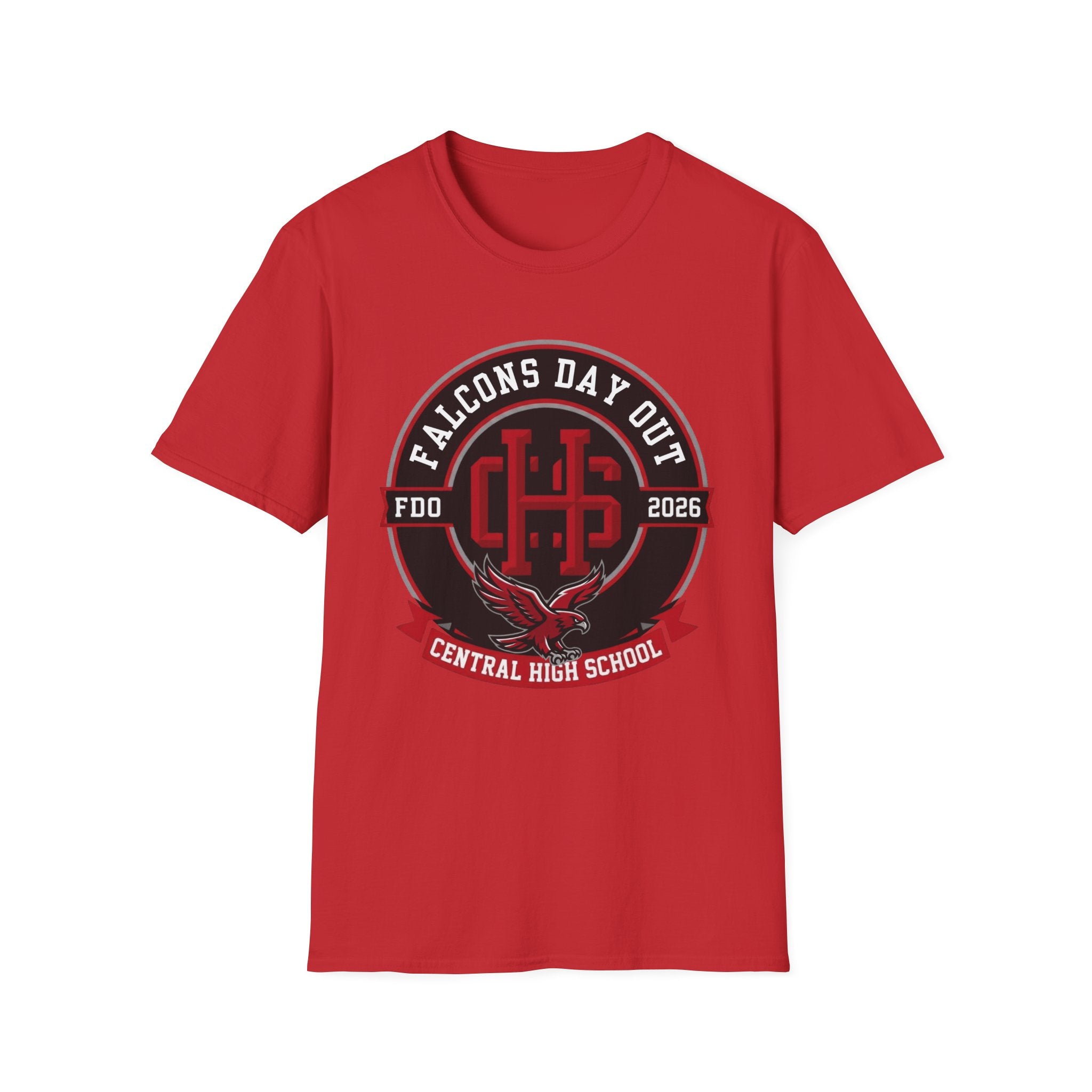PREORDER Central High School FDO Red Falcon Shirt